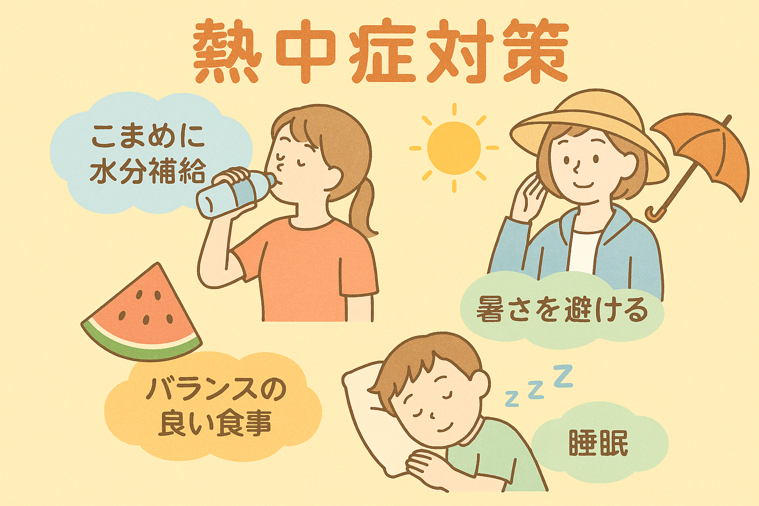🌻【夏本番前にチェック！】ご自宅でできる健康・生活サポートのポイント