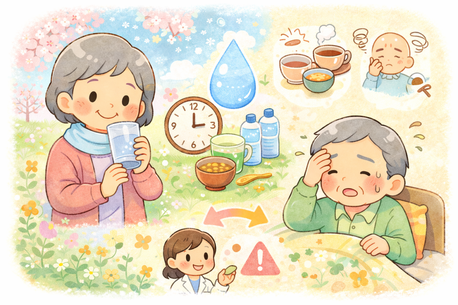 春こそ気をつけたい「かくれ脱水」